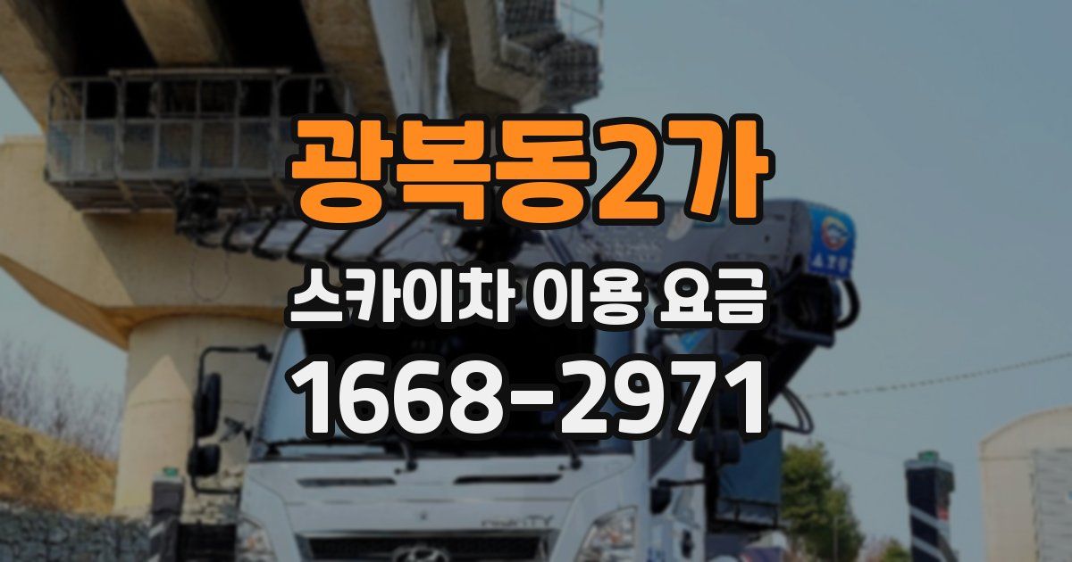 광복동2가 스카이차 이용 요금
