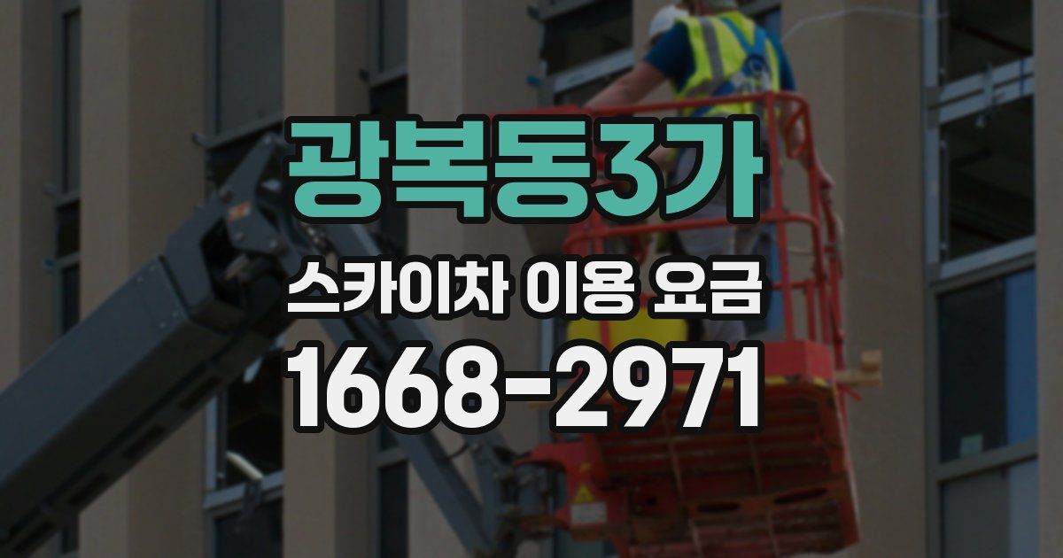 광복동3가 스카이차 이용 요금