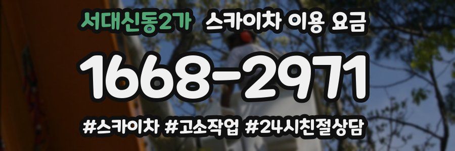 서대신동2가 스카이차 이용 요금