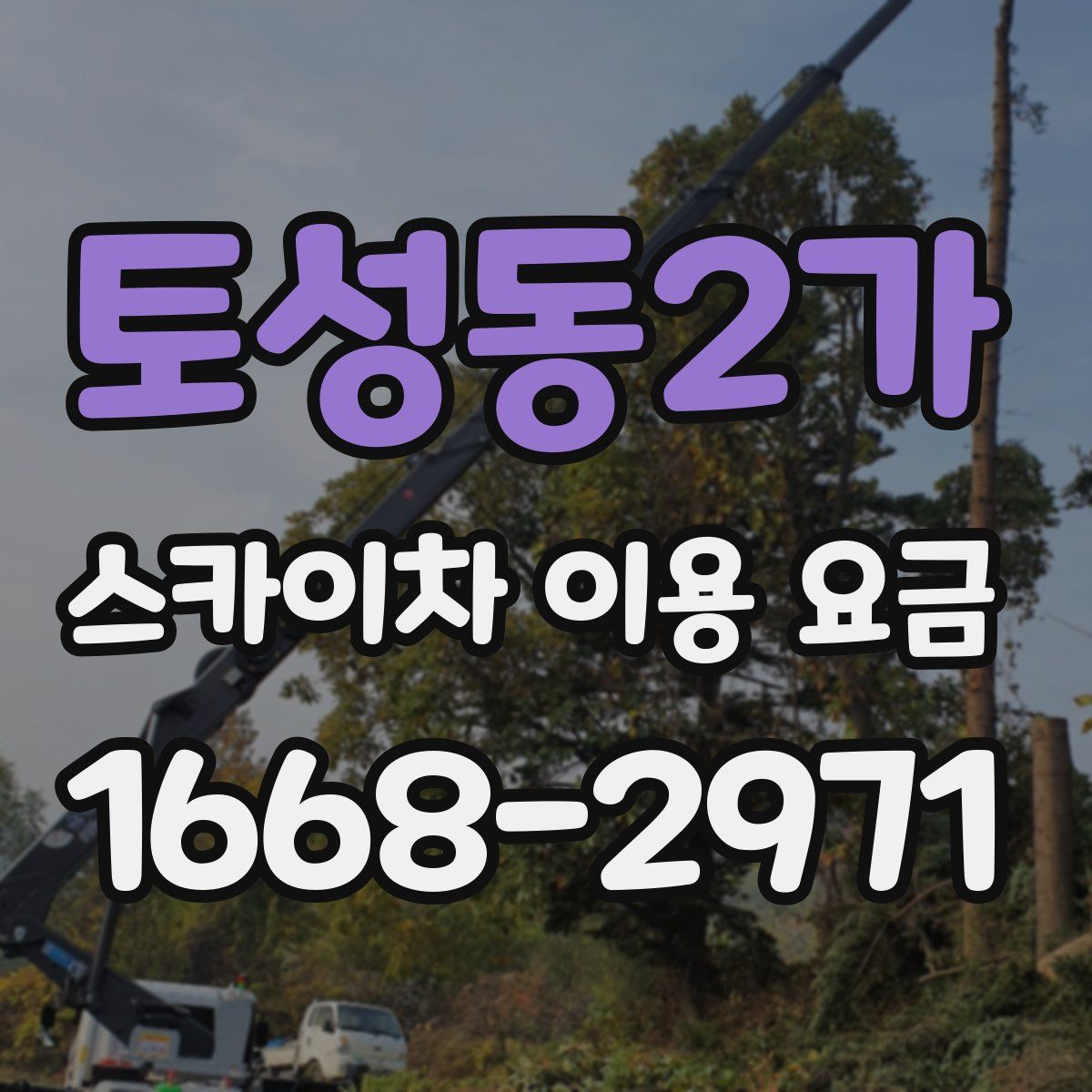 토성동2가 스카이차 이용 요금