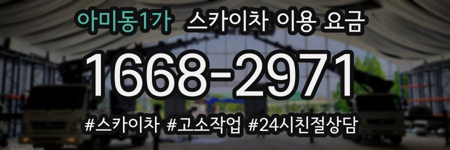 아미동1가 스카이차 이용 요금