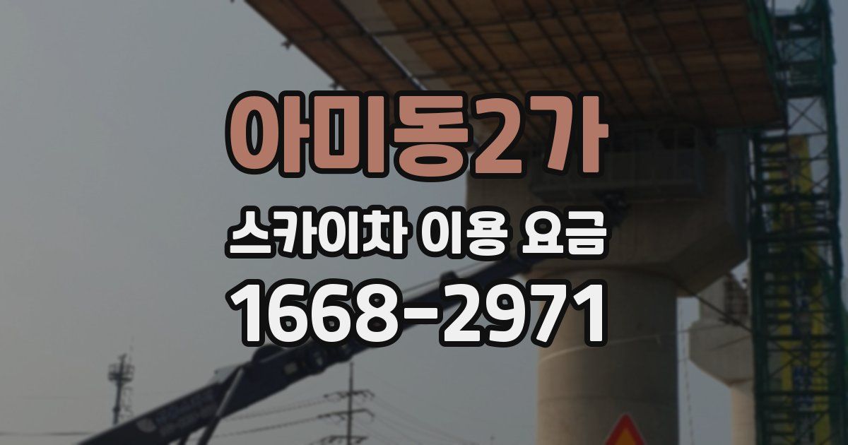 아미동2가 스카이차 이용 요금