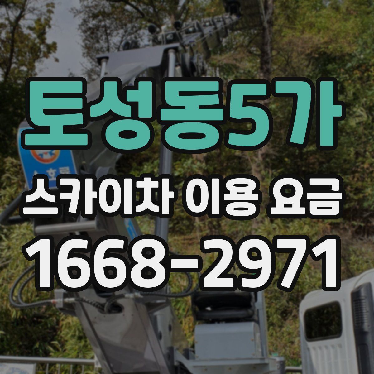 토성동5가 스카이차 이용 요금