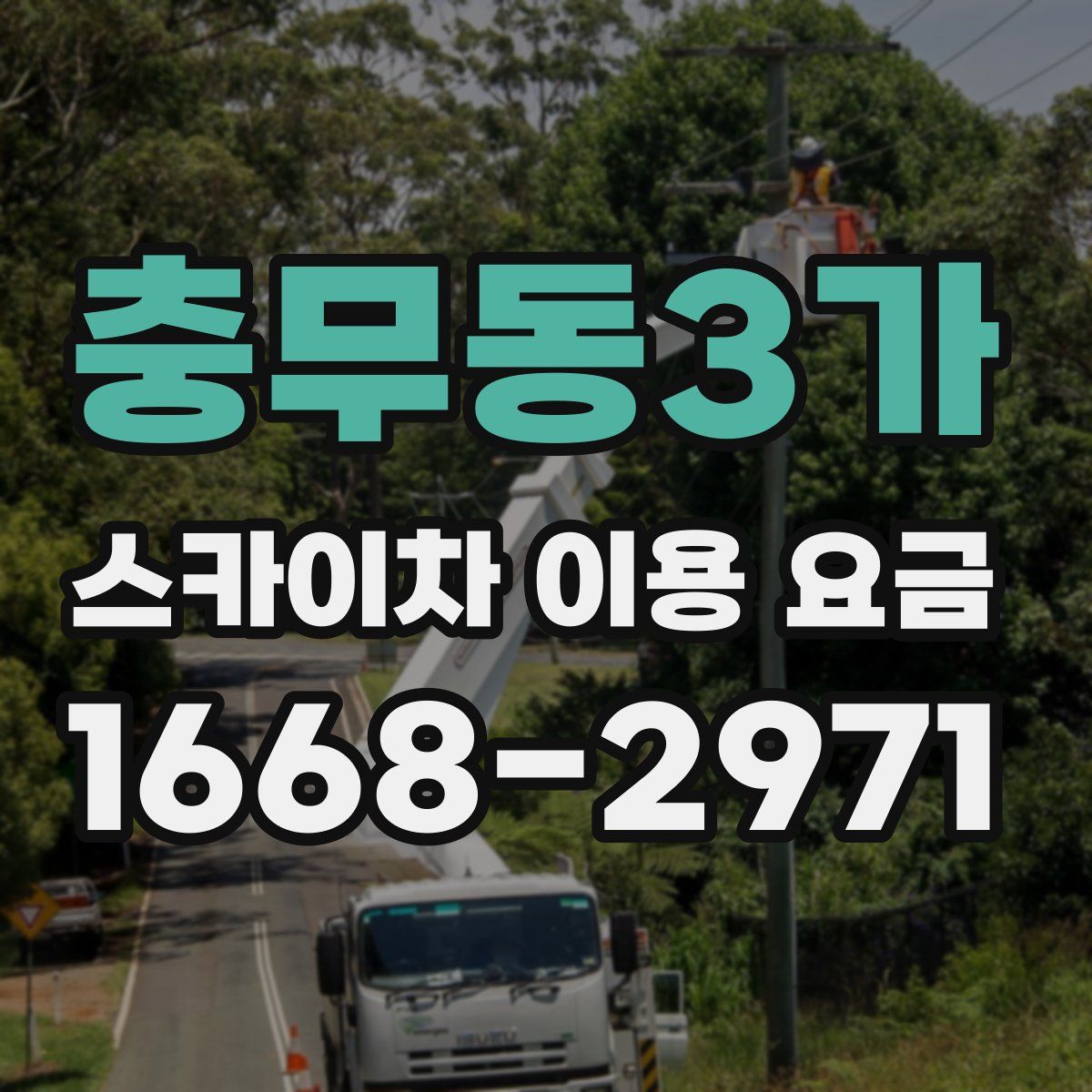 충무동3가 스카이차 이용 요금