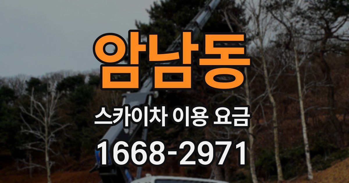 암남동 스카이차 이용 요금