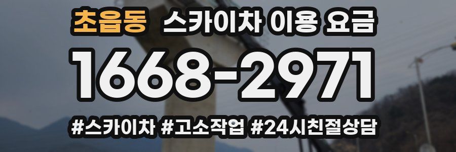 초읍동 스카이차 이용 요금