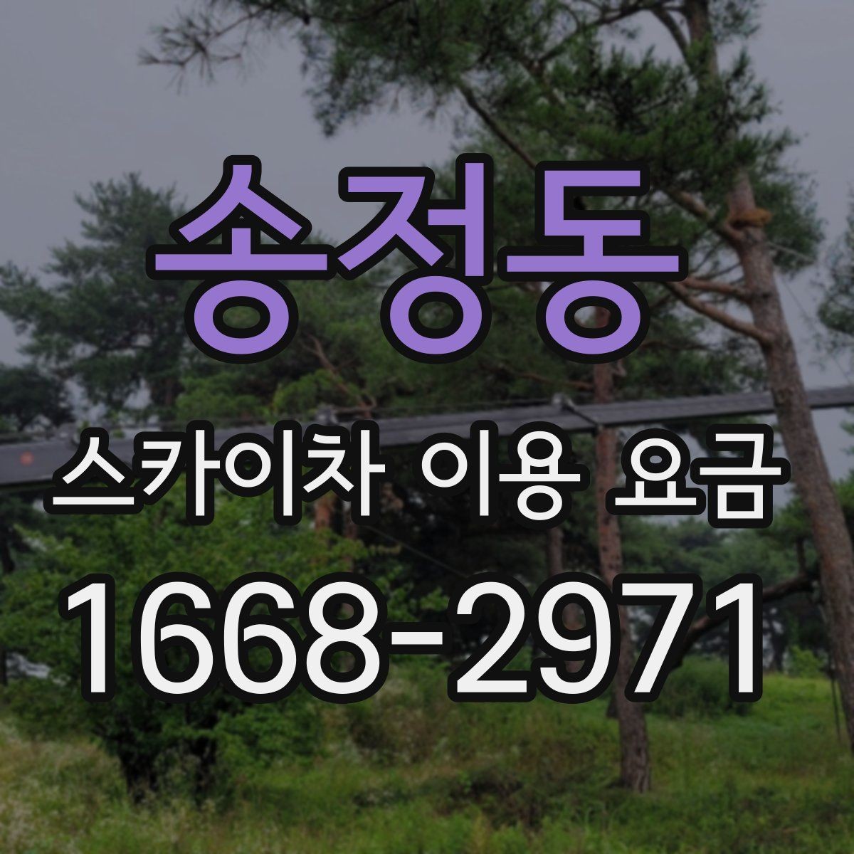 송정동 스카이차 이용 요금 산정 기준을 이해하는 방법