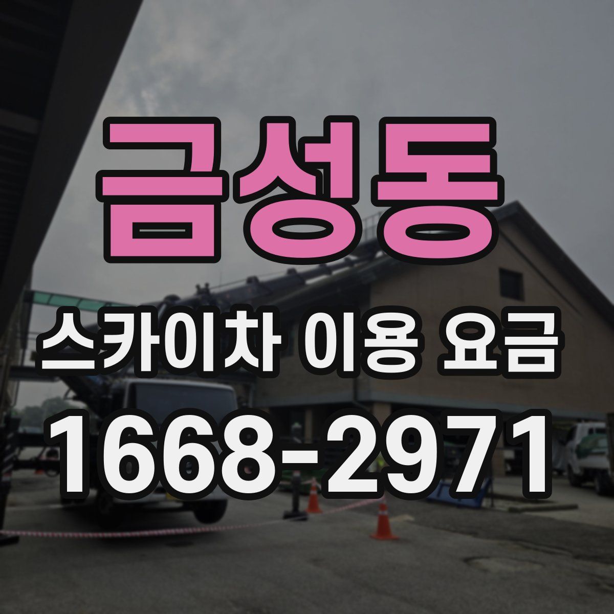 금성동 스카이차 이용 요금