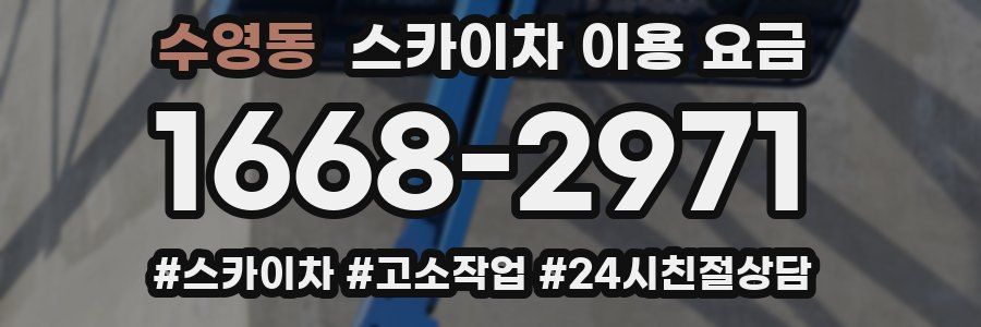 수영동 스카이차 이용 요금