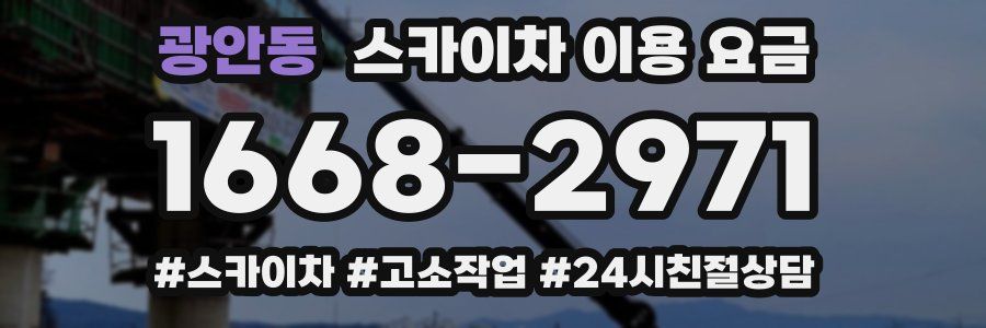 광안동 스카이차 이용 요금