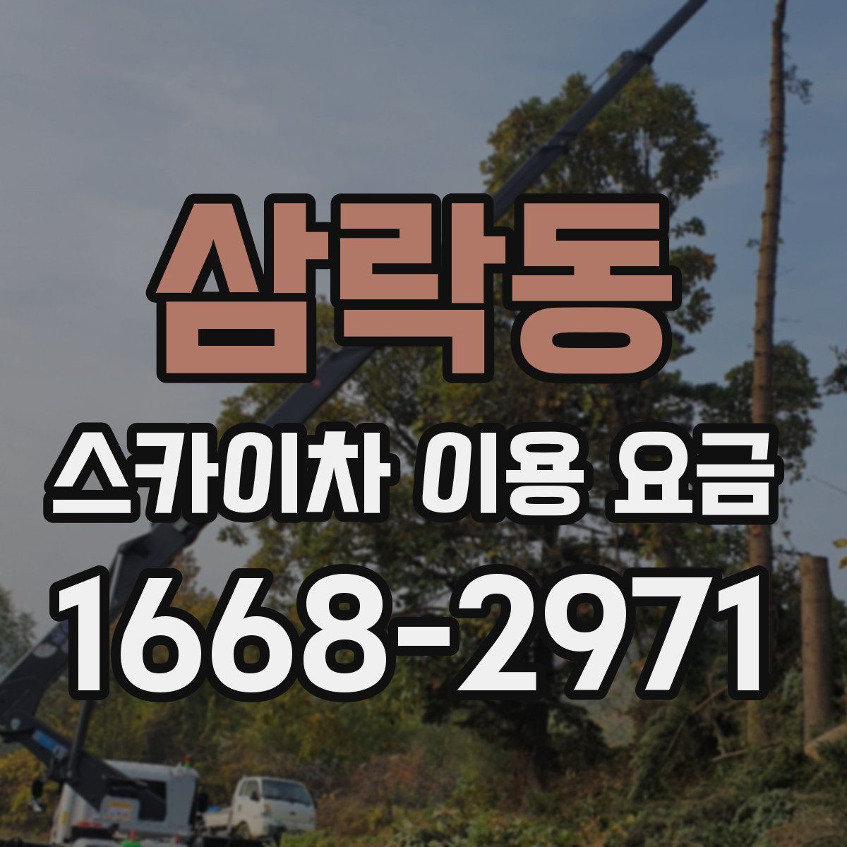 삼락동 스카이차 이용 요금