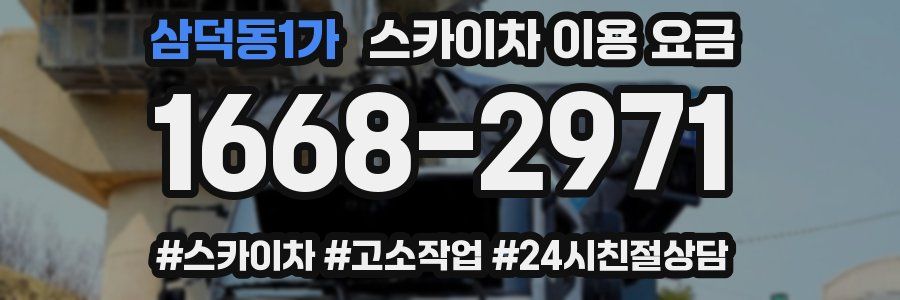 삼덕동1가 스카이차 이용 요금