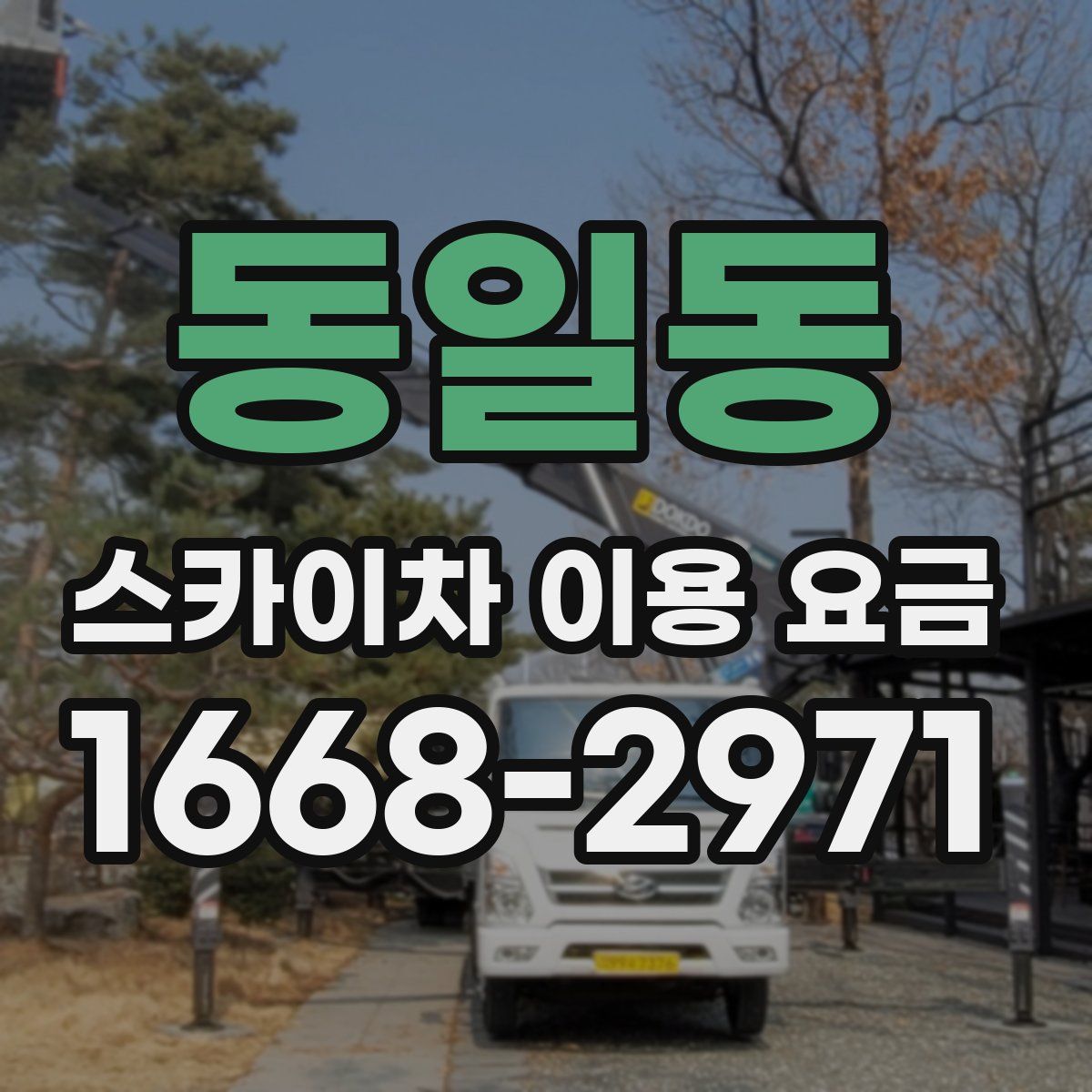 동일동 스카이차 이용 요금