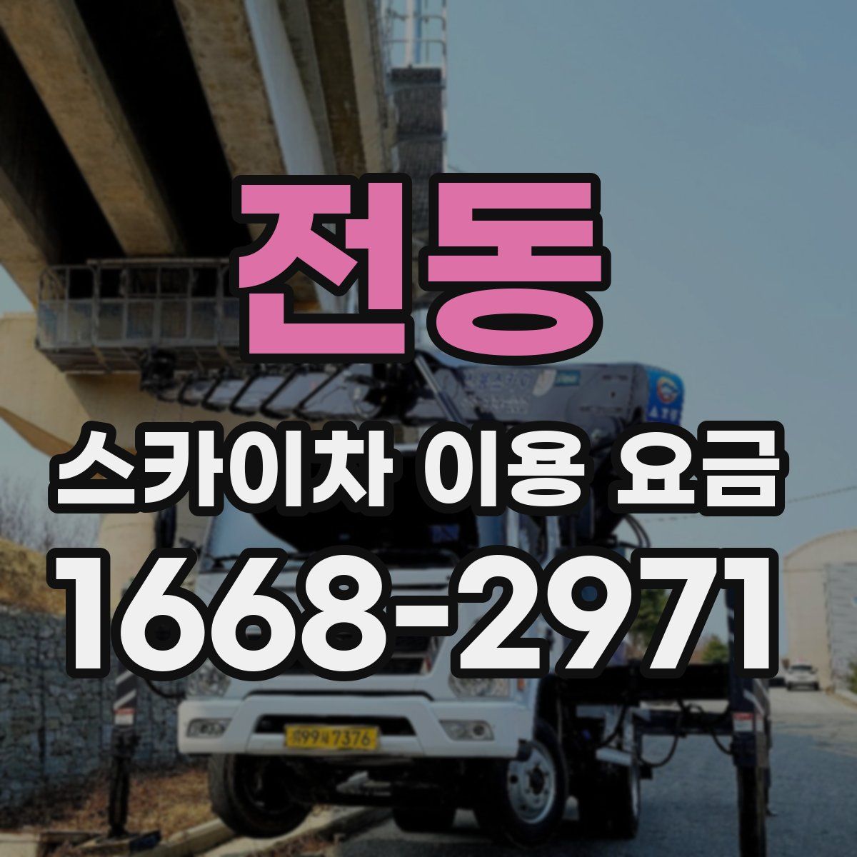 전동 스카이차 이용 요금