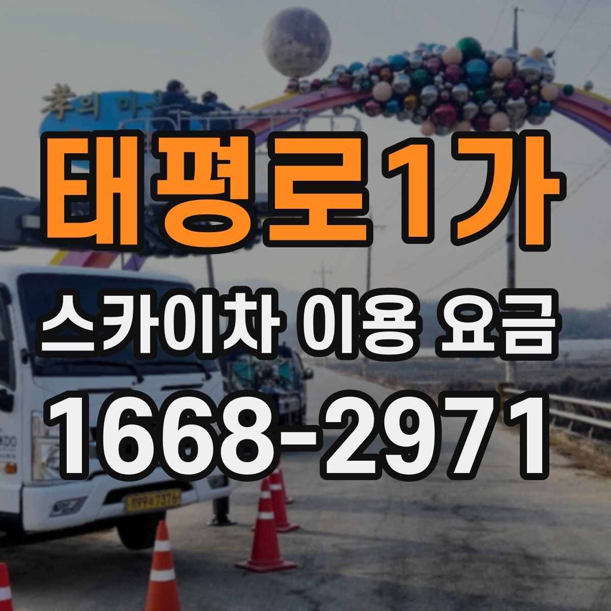 태평로1가 스카이차 이용 요금