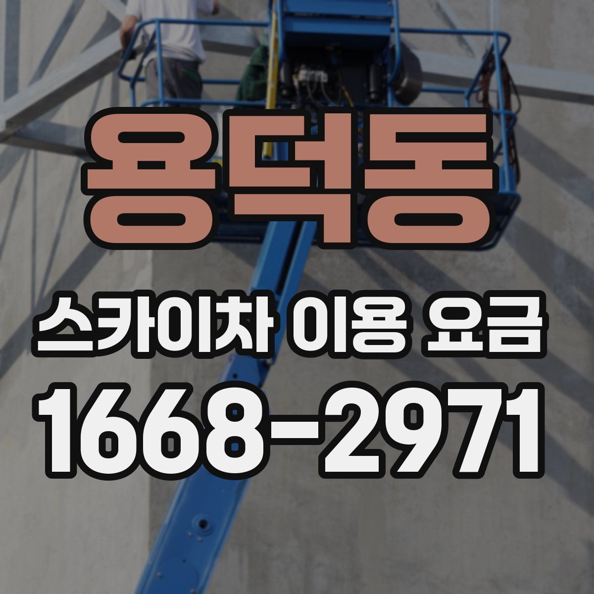 용덕동 스카이차 이용 요금