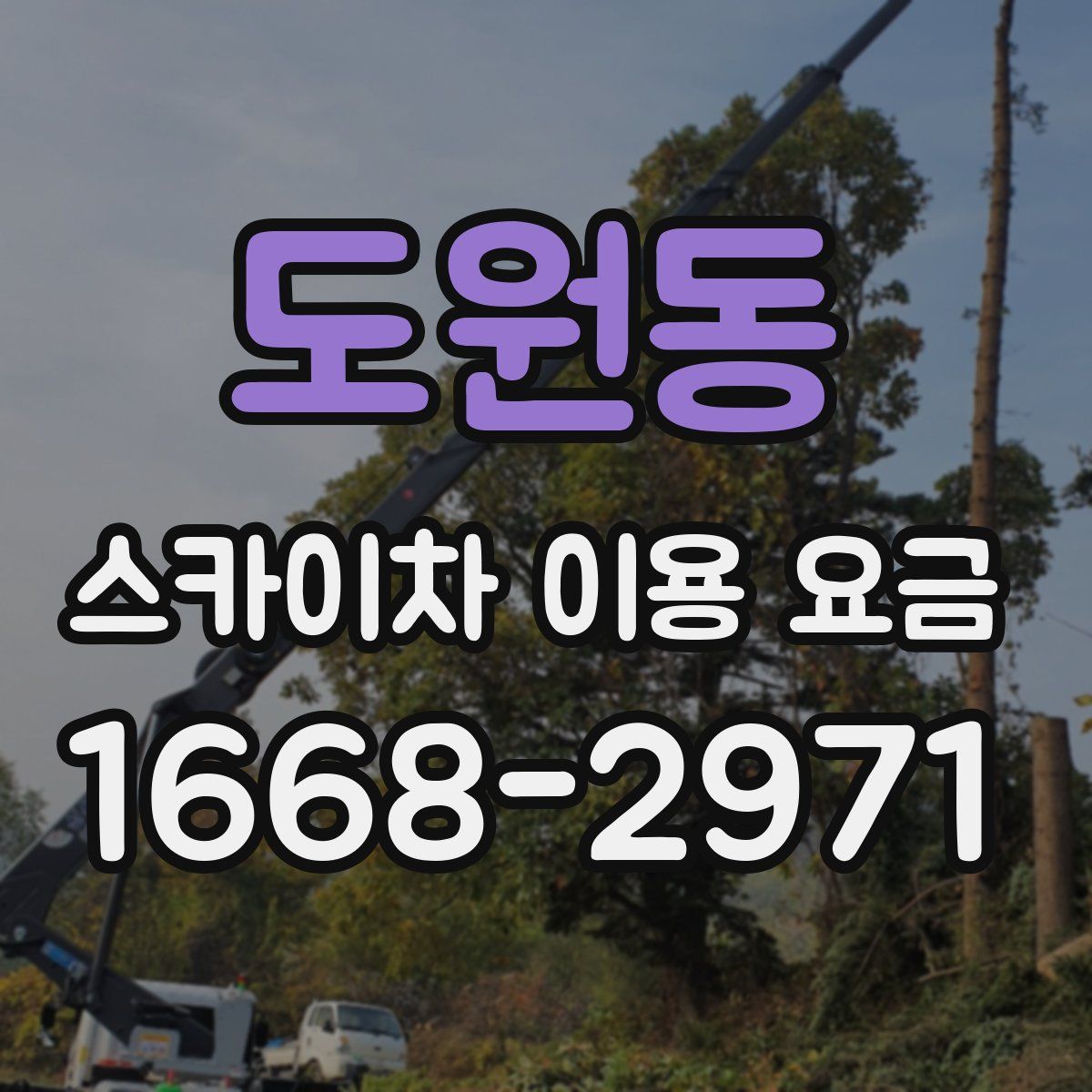 도원동 스카이차 이용 요금