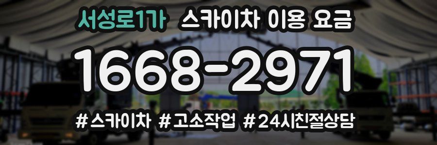 서성로1가 스카이차 이용 요금