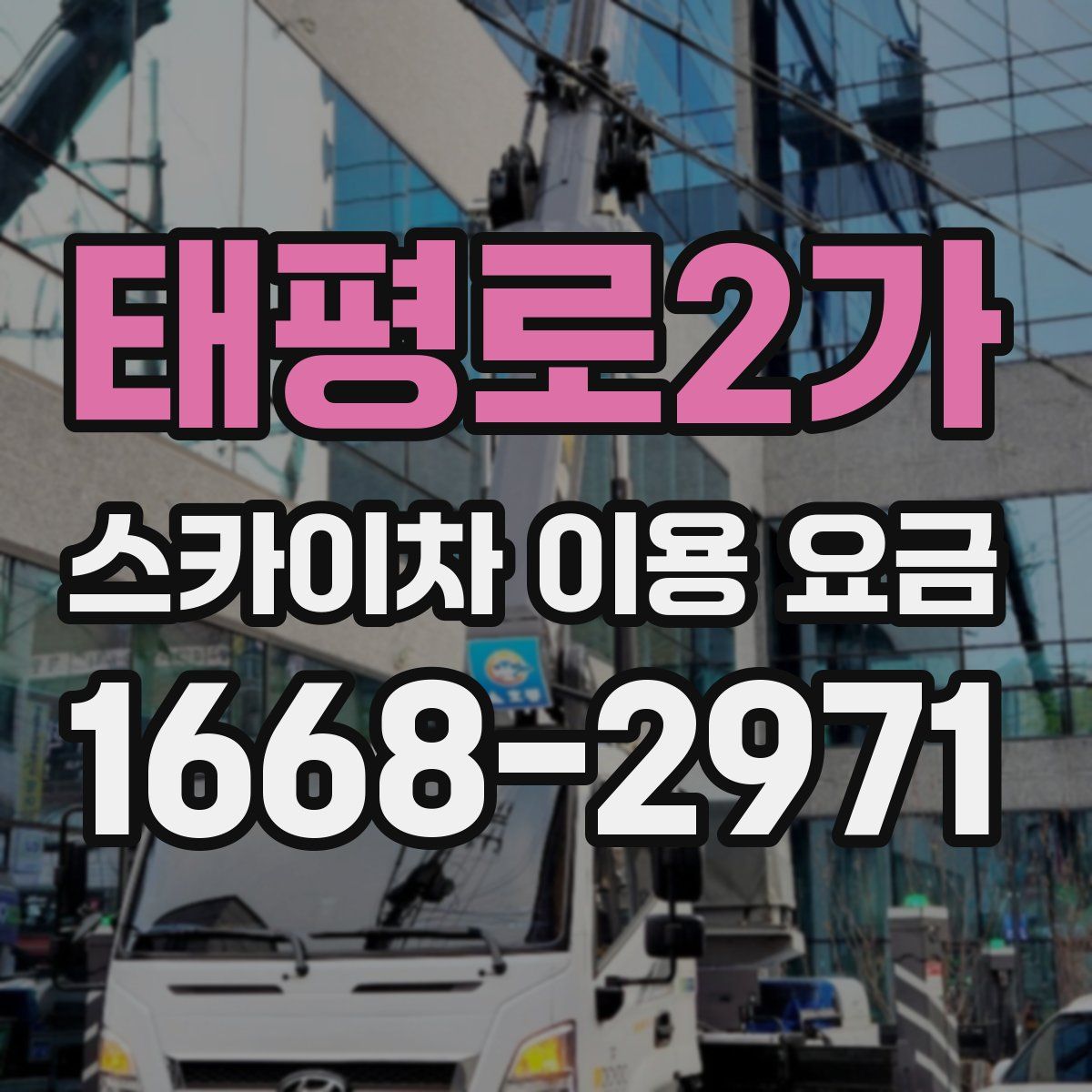 태평로2가 스카이차 이용 요금