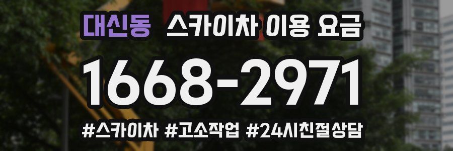 대신동 스카이차 이용 요금
