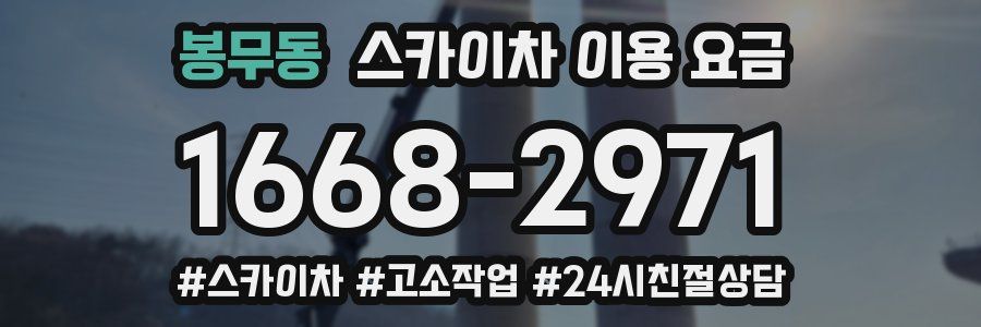 봉무동 스카이차 이용 요금