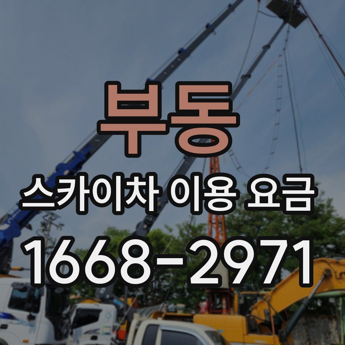 부동 스카이차 이용 요금