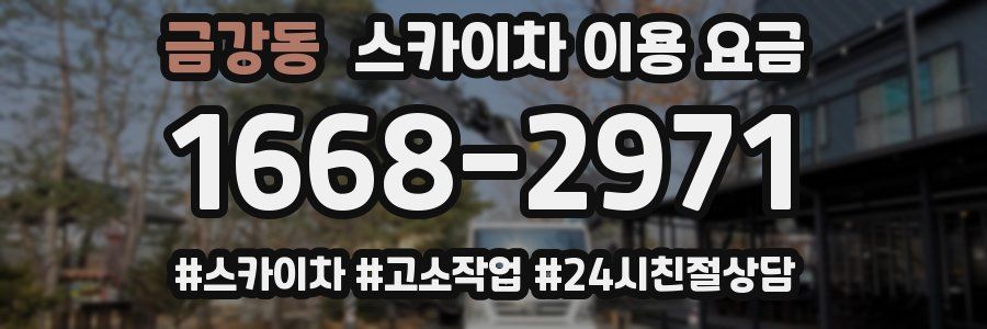 금강동 스카이차 이용 요금