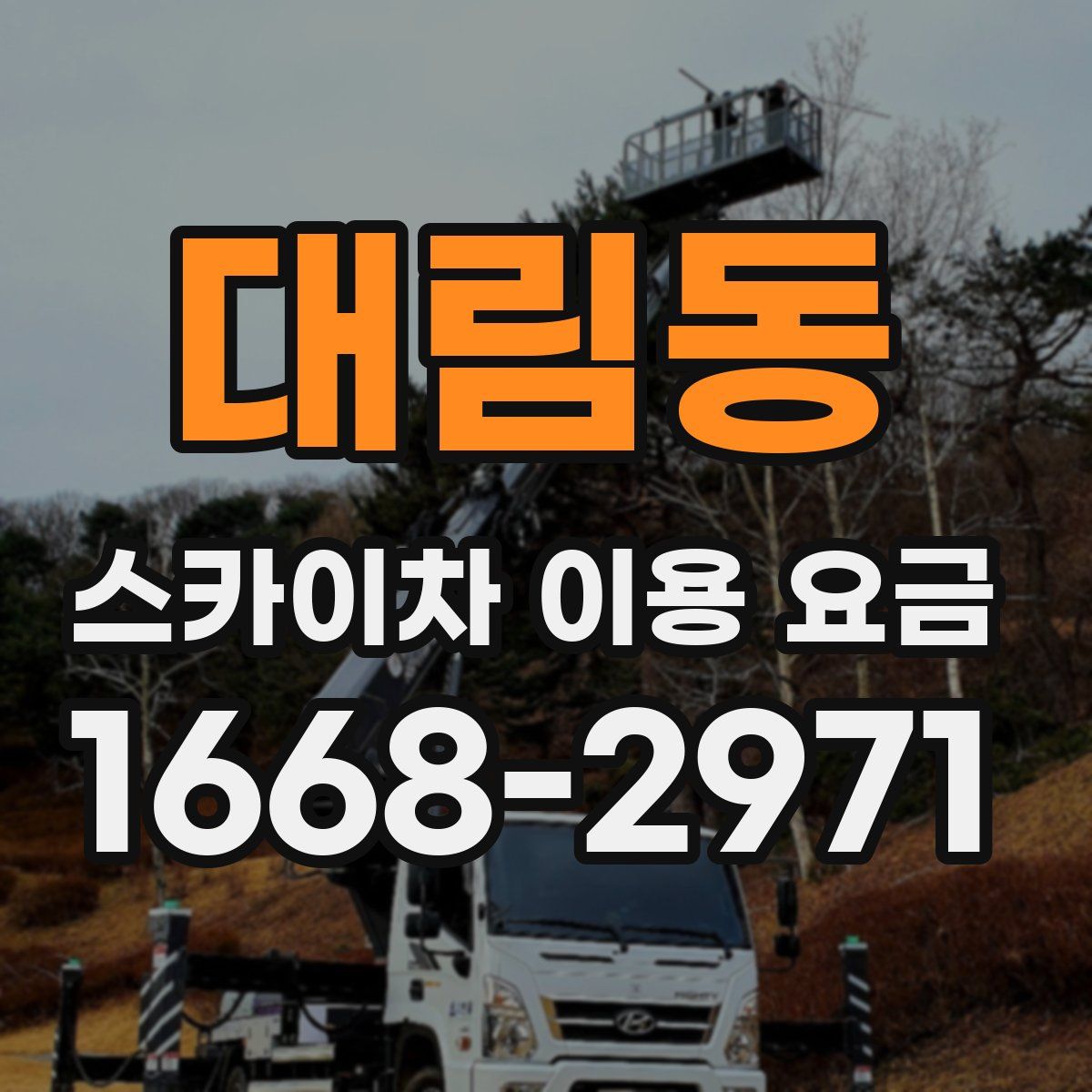 대림동 스카이차 이용 요금