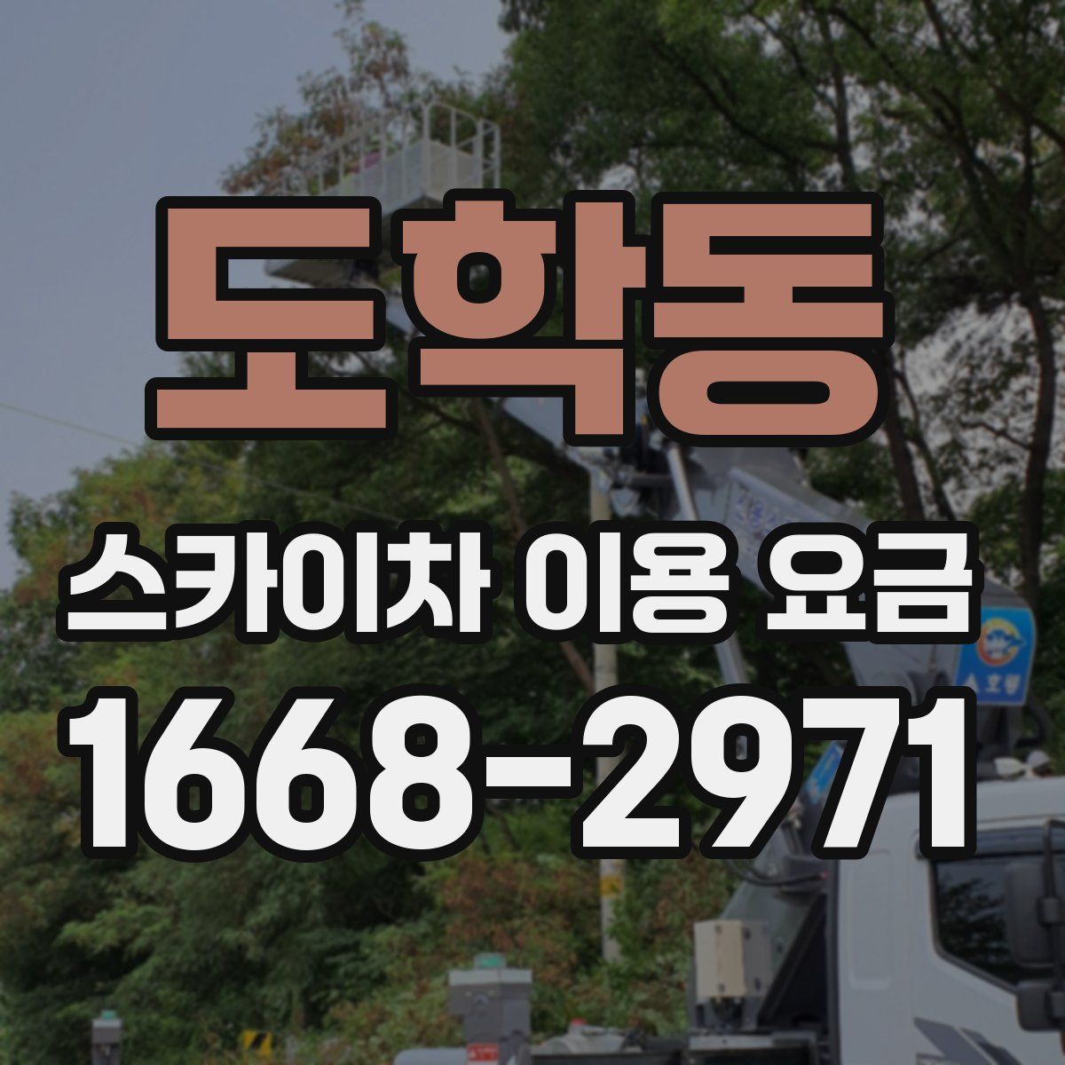 도학동 스카이차 이용 요금