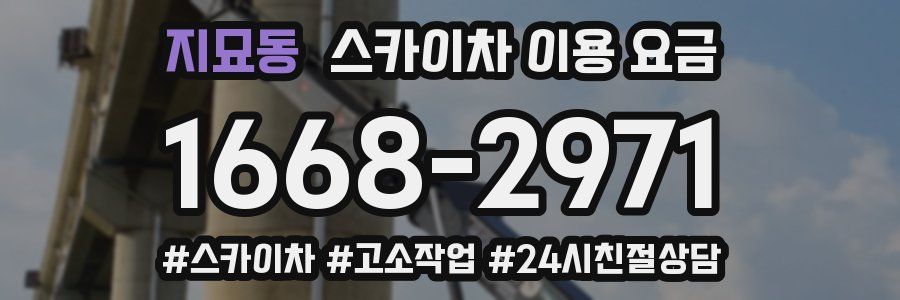 지묘동 스카이차 이용 요금