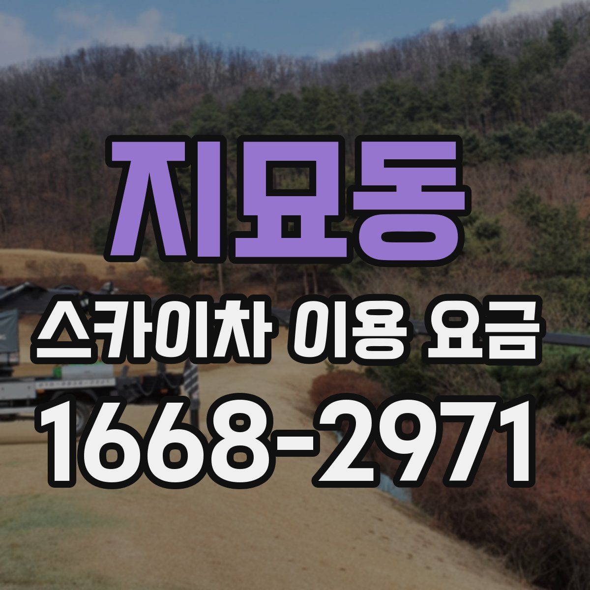 지묘동 스카이차 이용 요금