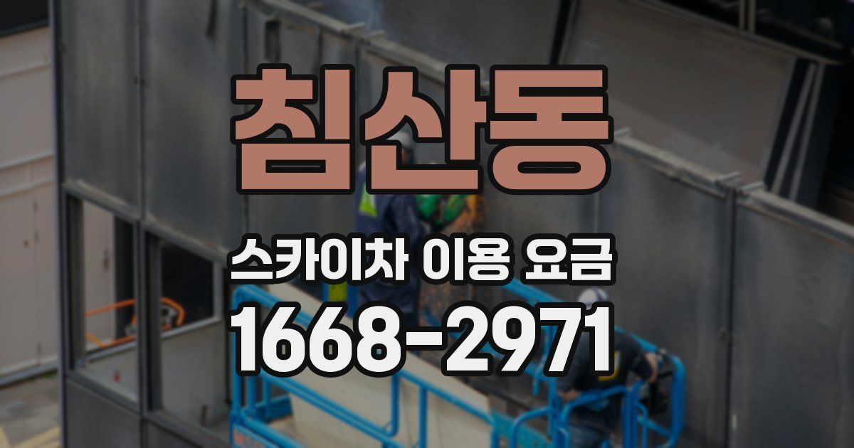 침산동 스카이차 이용 요금