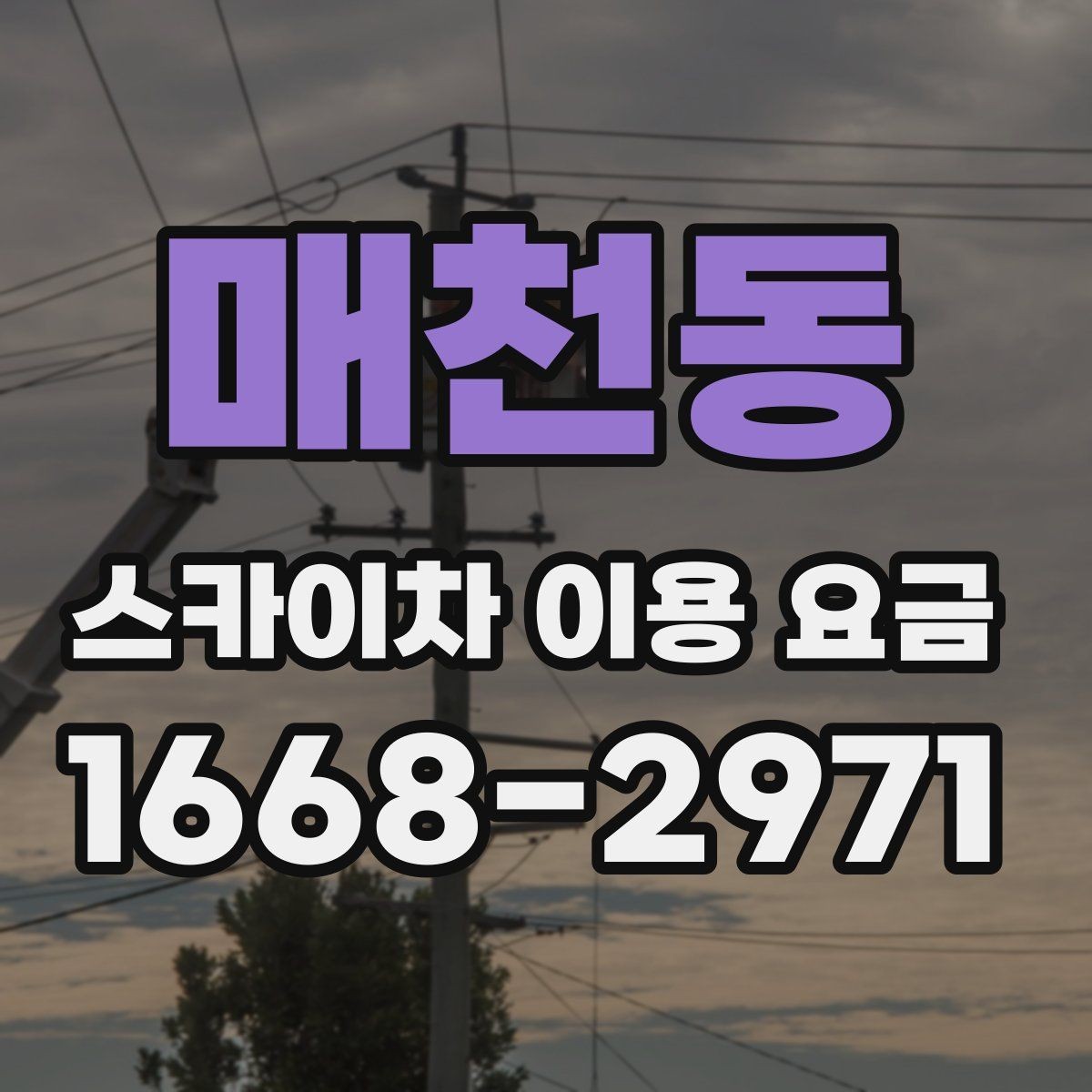 매천동 스카이차 이용 요금 확인 전 알아야 할 기본 조건