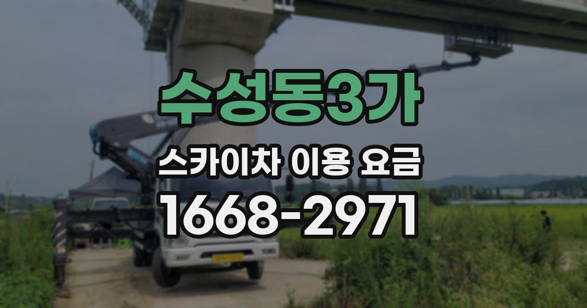 수성동3가 스카이차 이용 요금