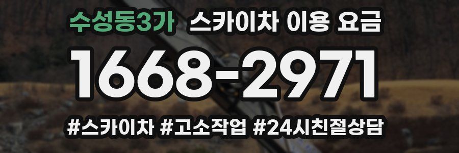 수성동3가 스카이차 이용 요금