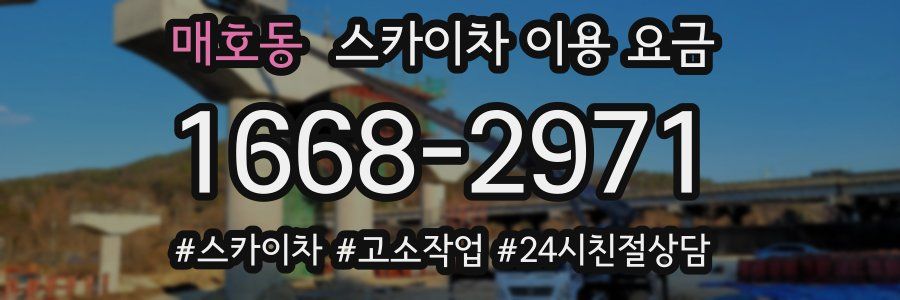 매호동 스카이차 이용 요금