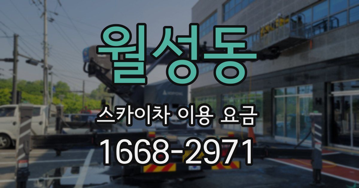 월성동 스카이차 이용 요금