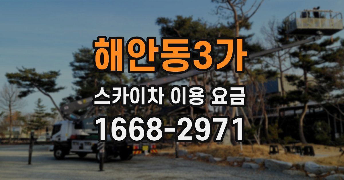 해안동3가 스카이차 이용 요금