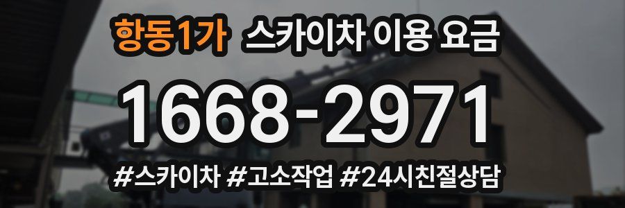 항동1가 스카이차 이용 요금