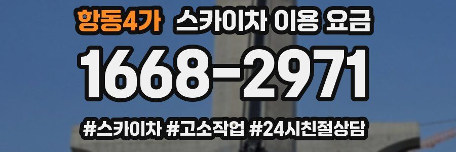 항동4가 스카이차 이용 요금