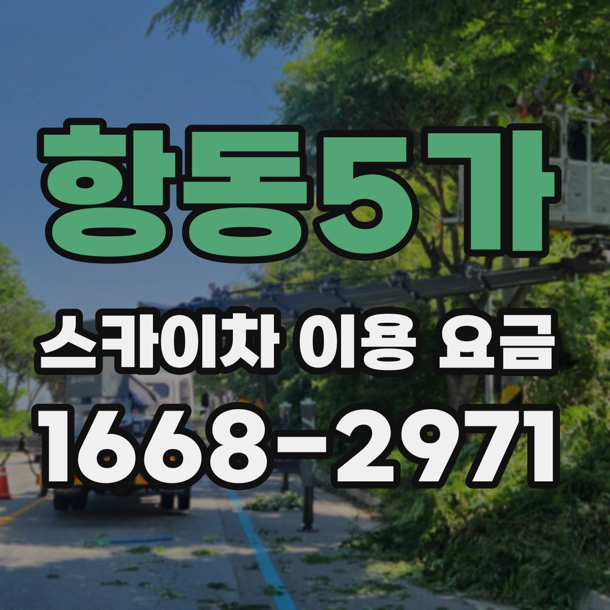 항동5가 스카이차 이용 요금