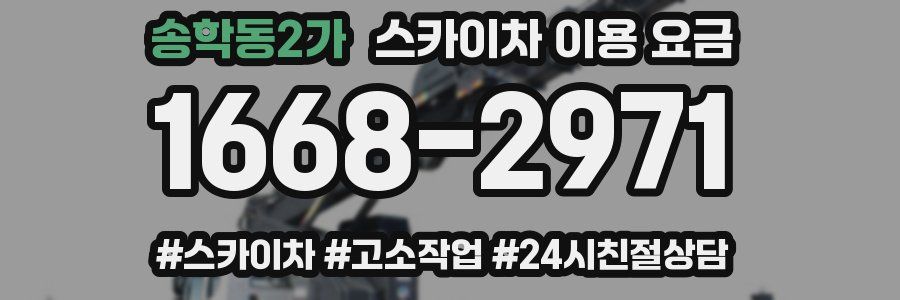 송학동2가 스카이차 이용 요금