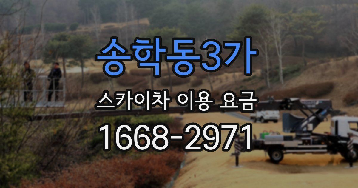 송학동3가 스카이차 이용 요금