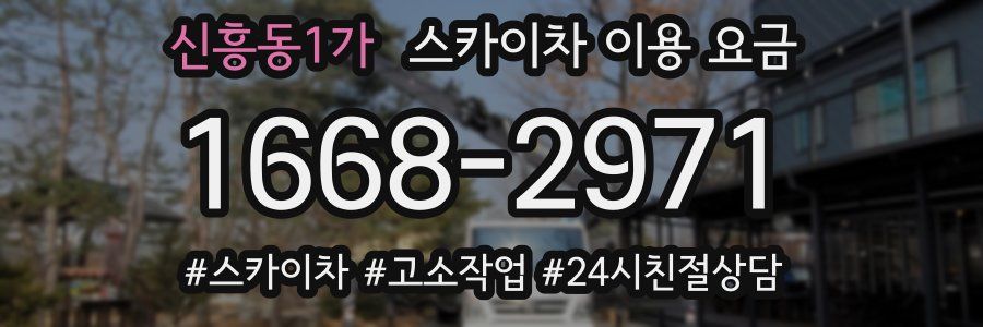 신흥동1가 스카이차 이용 요금