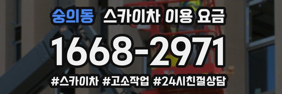숭의동 스카이차 이용 요금