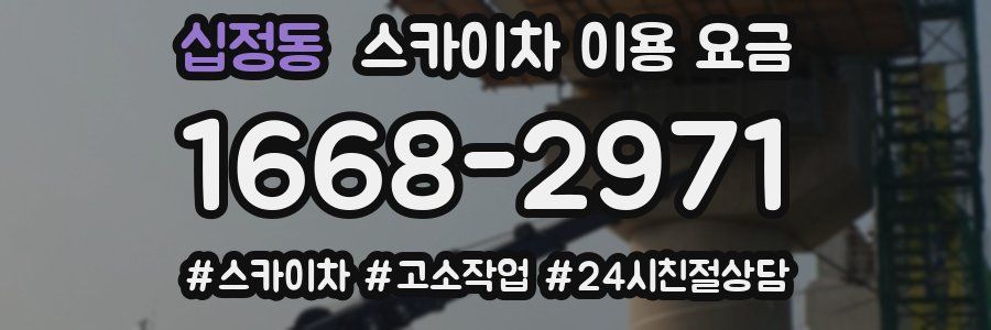 십정동 스카이차 이용 요금