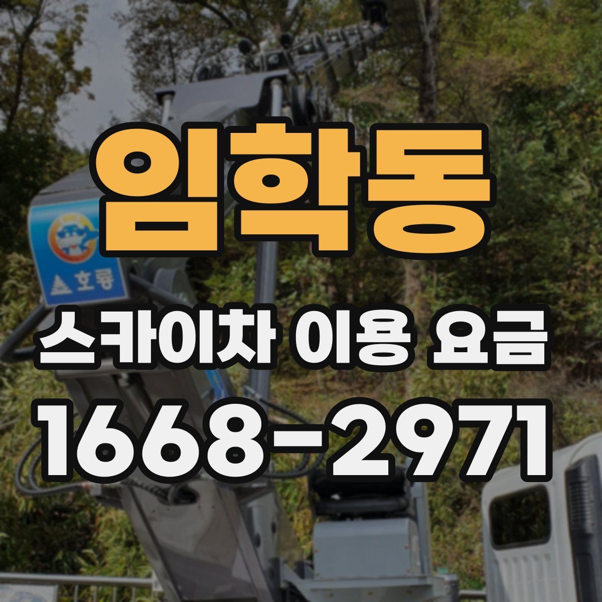 임학동 스카이차 이용 요금