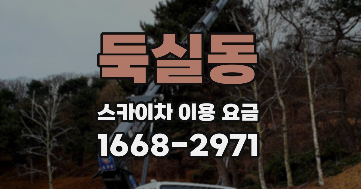 둑실동 스카이차 이용 요금