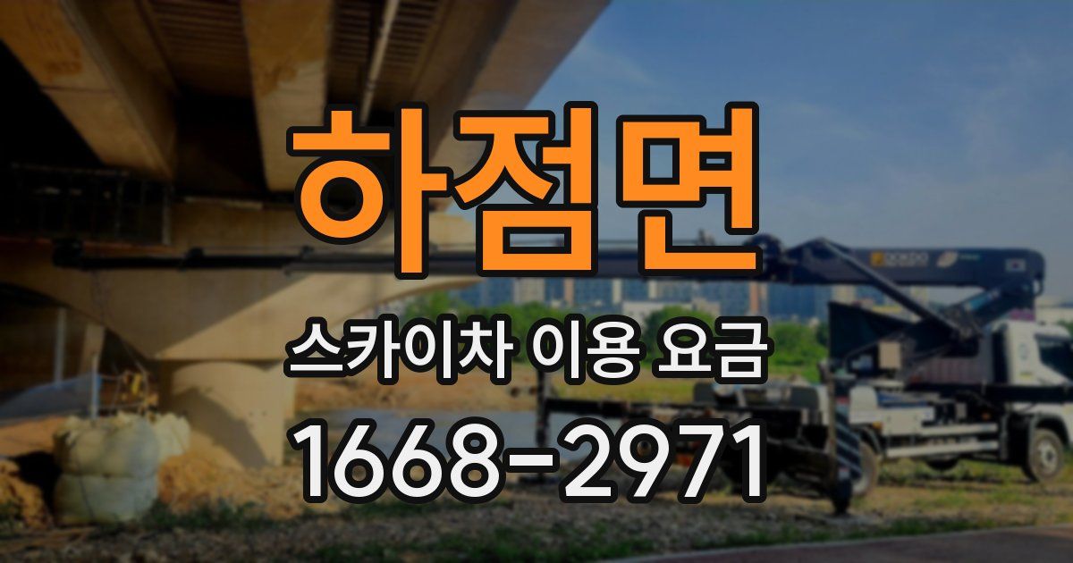 하점면 스카이차 이용 요금