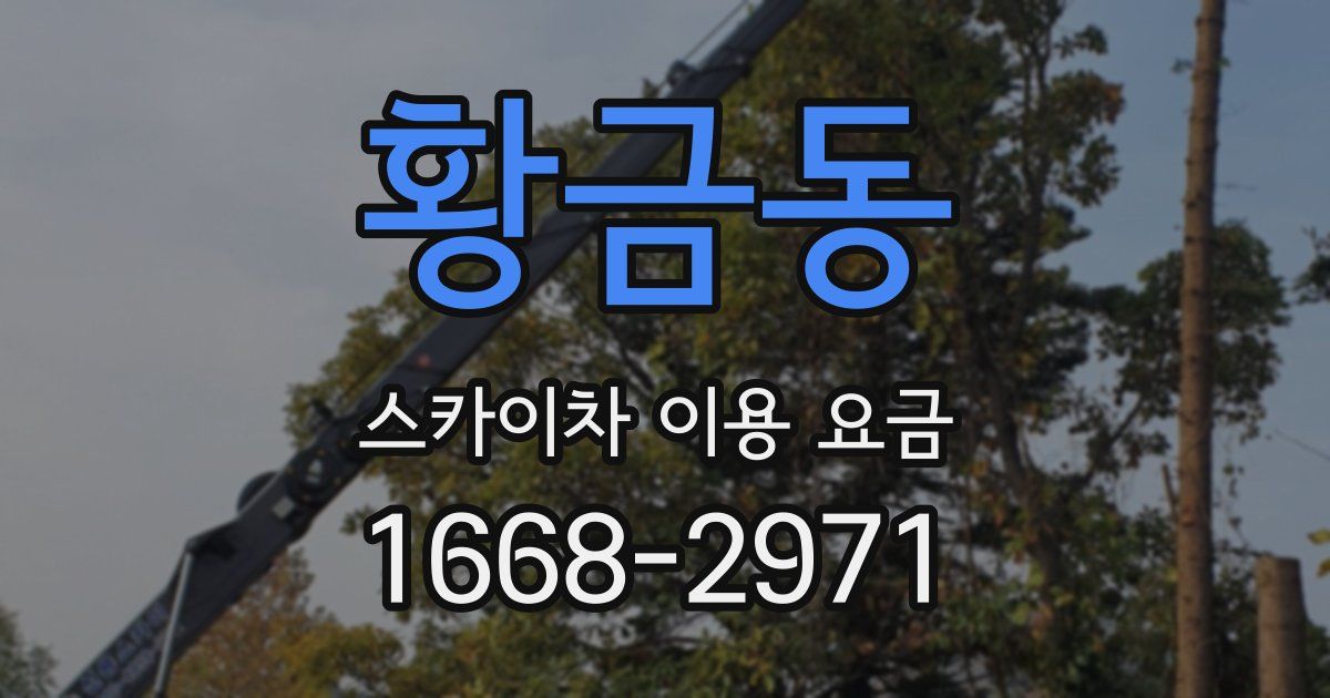 황금동 스카이차 이용 요금